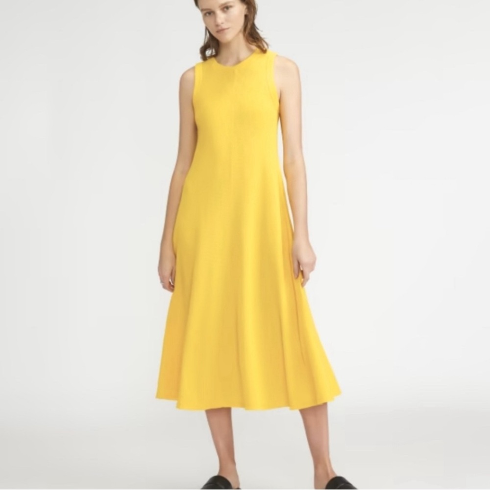 EVERLANE The Organic Cotton Waffle Tank Dress